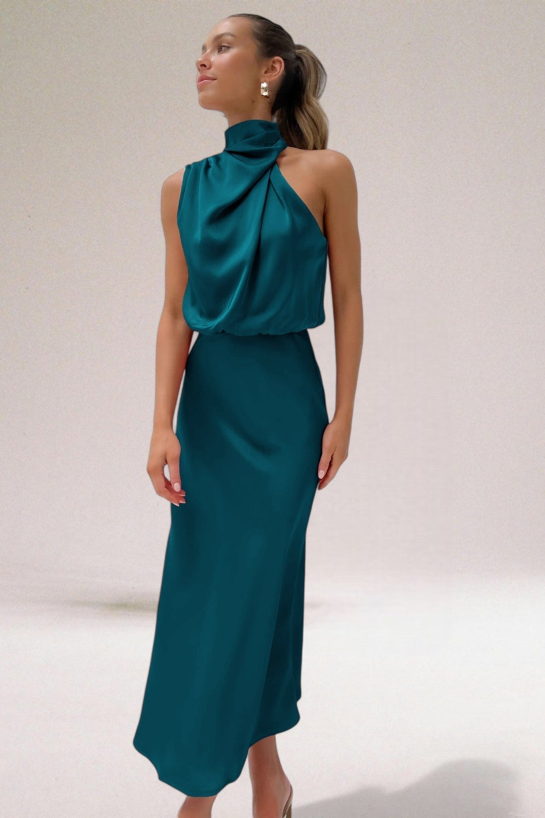 Satijnen Glamour Jurk