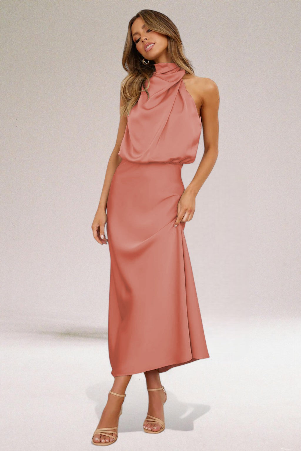 Satijnen Glamour Jurk