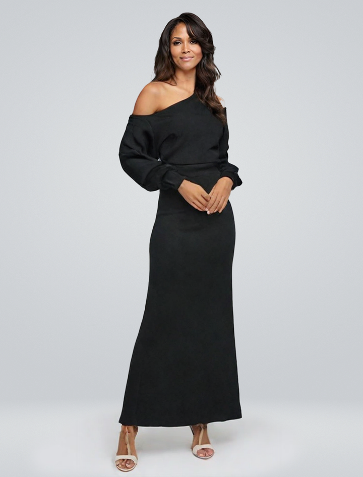 halve shoulder Dress
