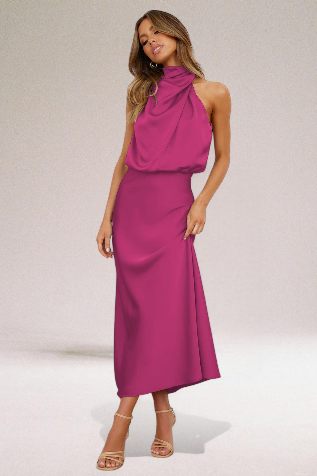 Satijnen Glamour Jurk