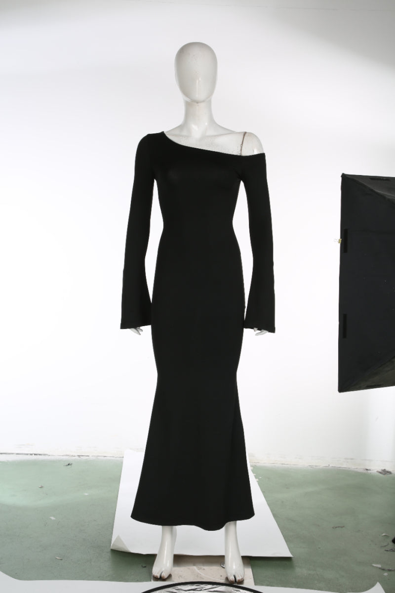 halve shoulder Dress