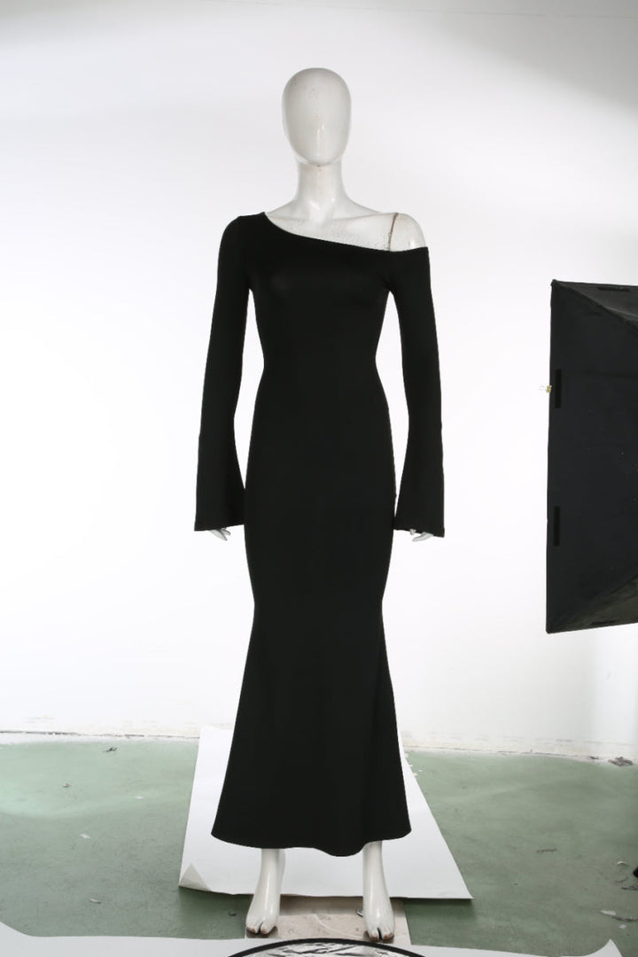 halve shoulder Dress