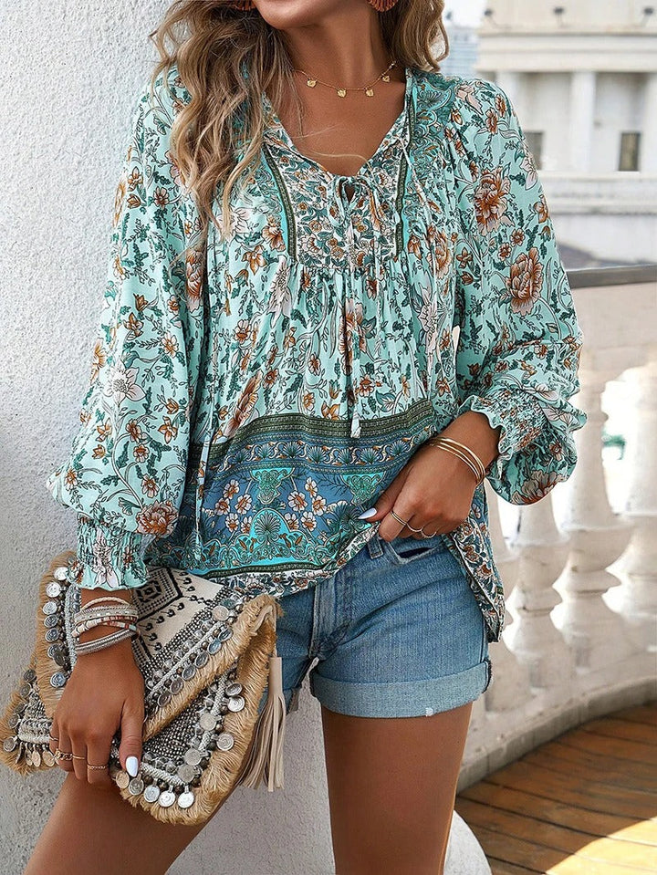 Arya - Elegante blouse met bloemen