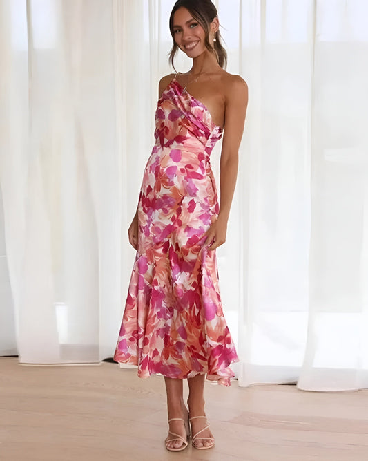 Elegante Maxi-jurk met Bloemenprint