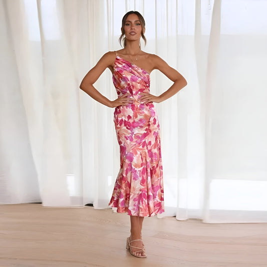 Elegante Maxi-jurk met Bloemenprint
