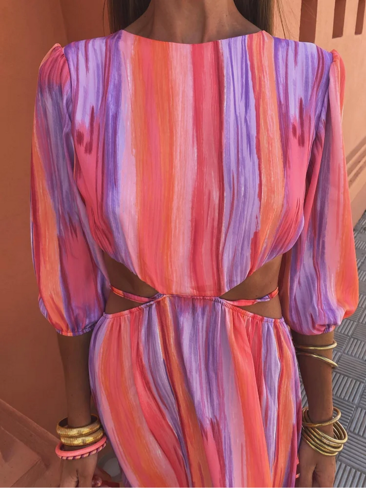 Elegante jurk met open rug