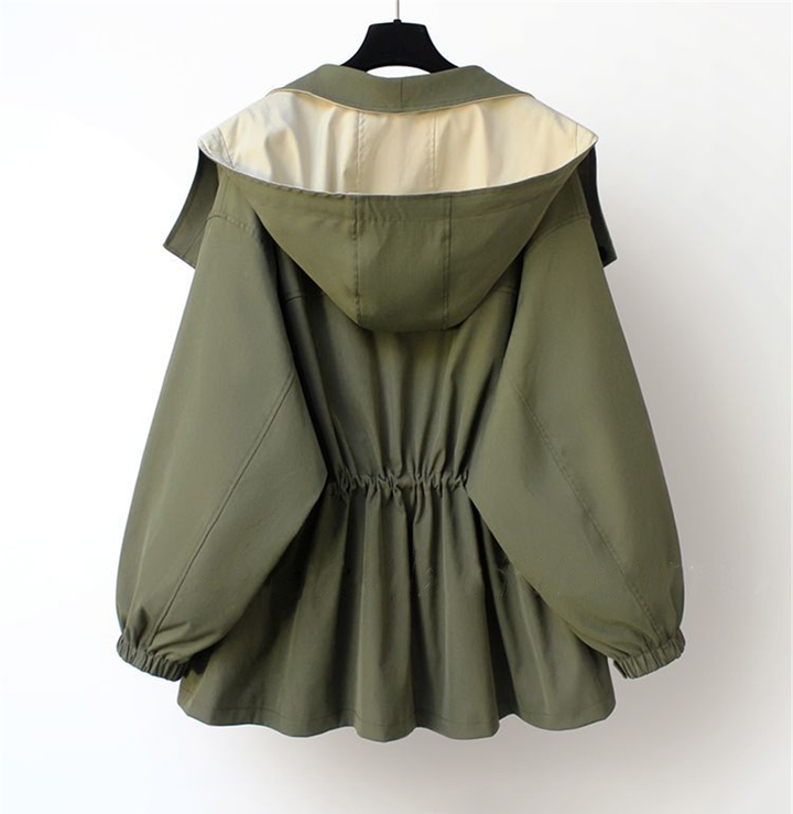 Moderne Tweekleurige Trenchcoat