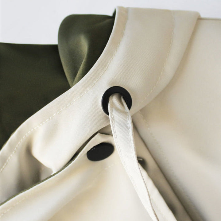 Moderne Tweekleurige Trenchcoat