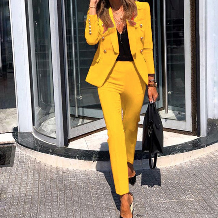 Elegante blazer- en broekset voor dames | Wendy