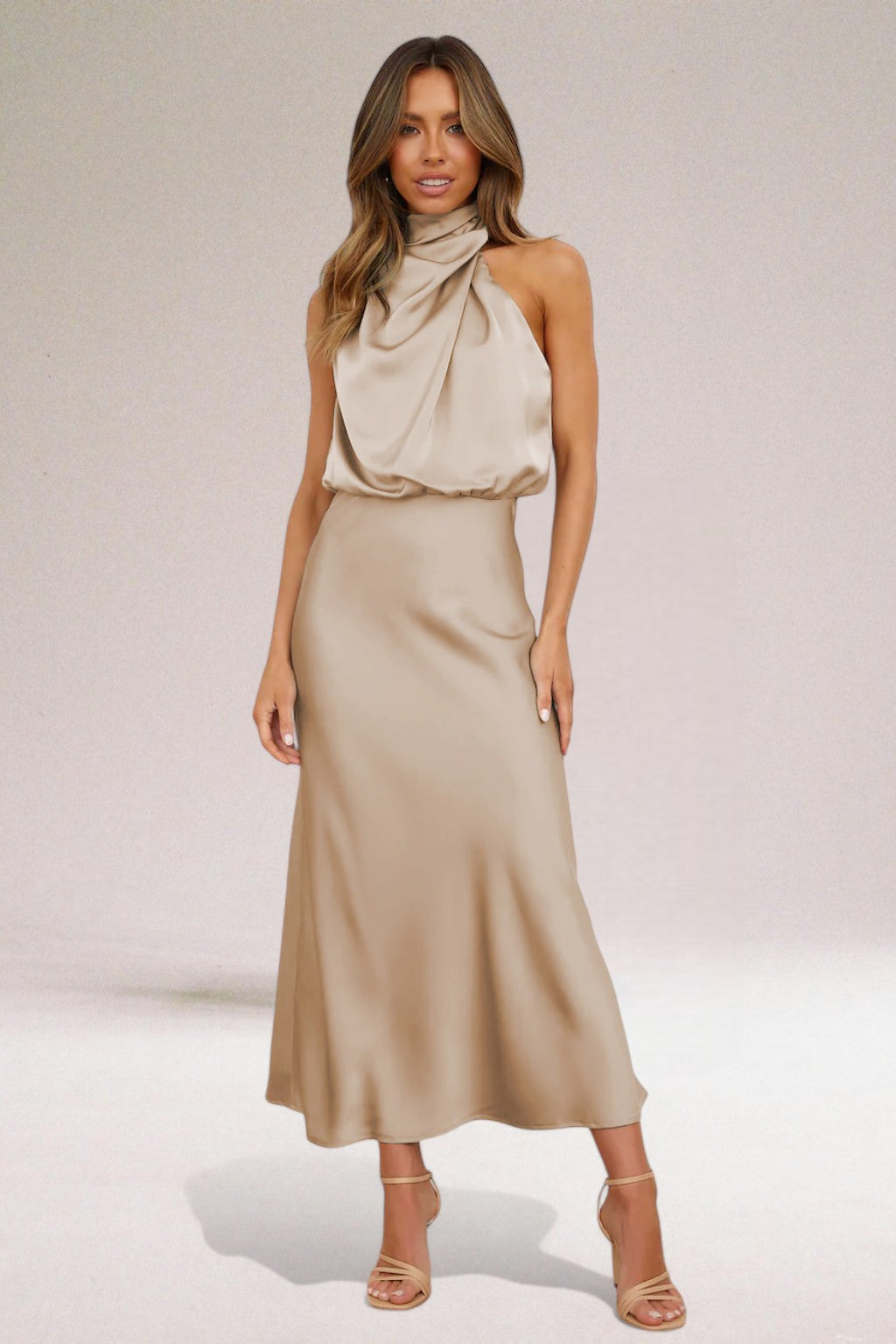 Satijnen Glamour Jurk