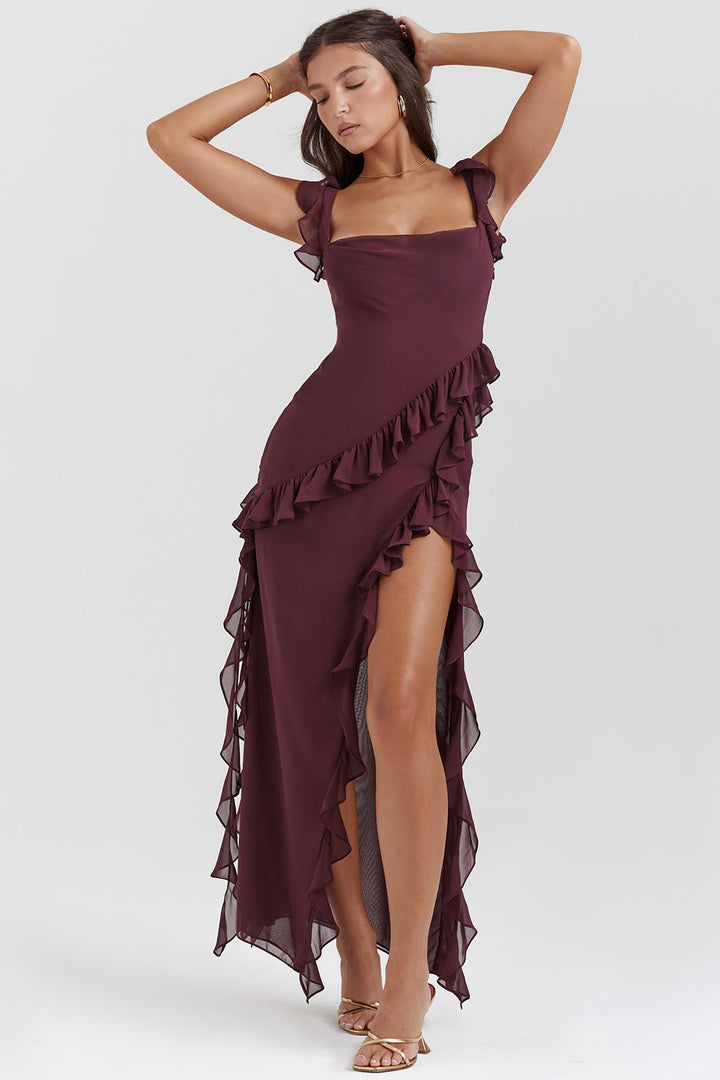 Stralende Jurk met Ruffles