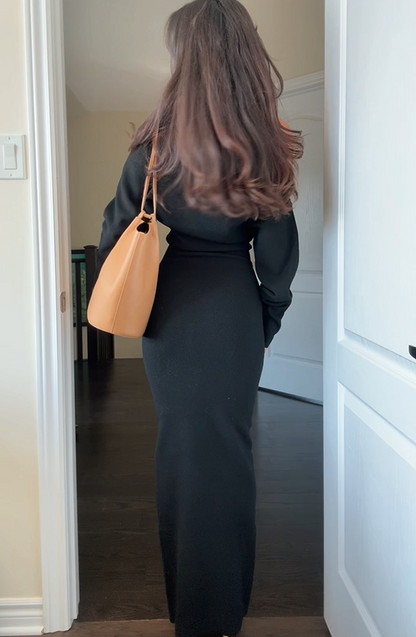 halve shoulder Dress